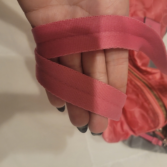 Coach signature Gray and Pink shoulder bag - Picture 3 of 7